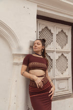 Ayla Top — Burgundy