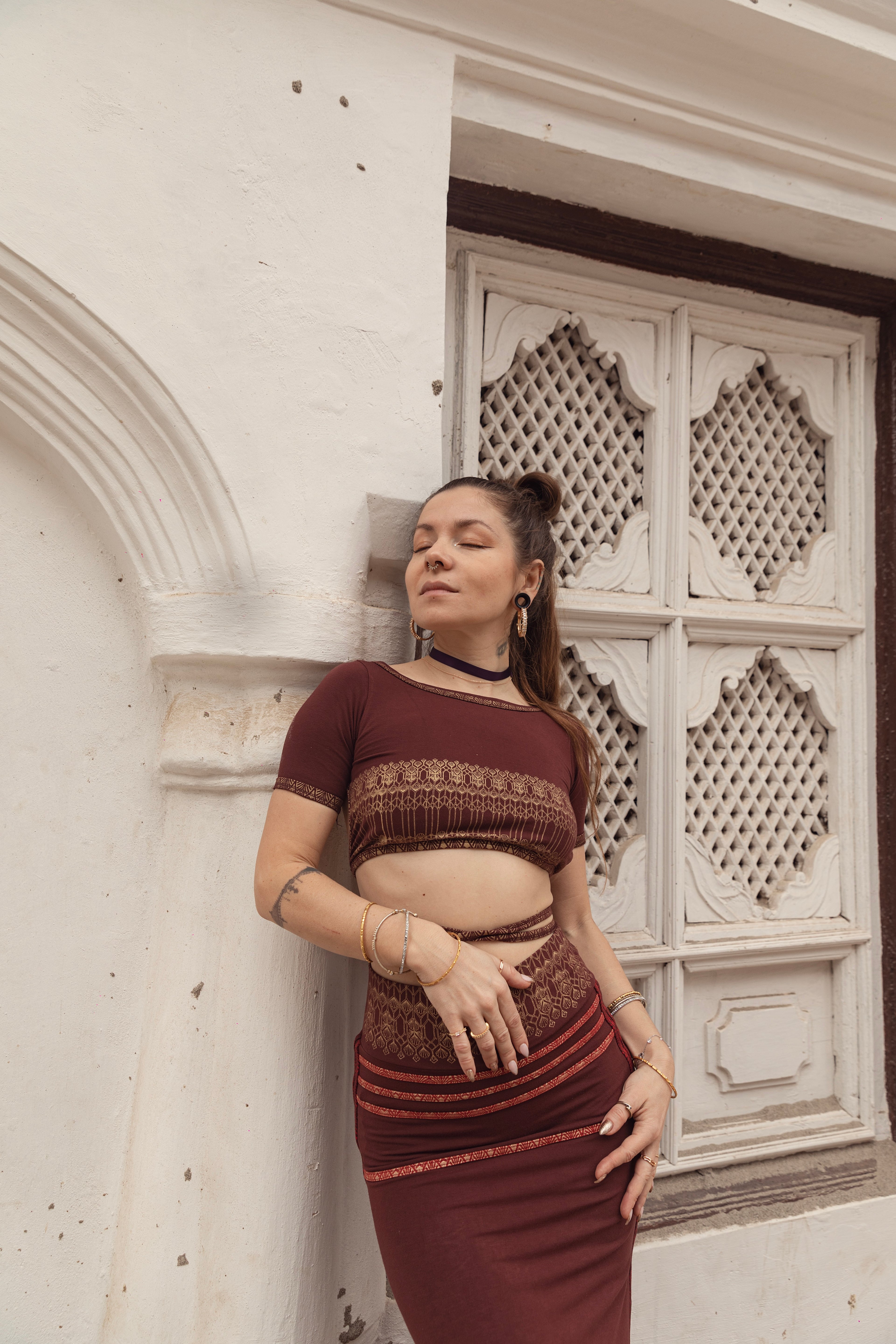Ayla Top — Burgundy