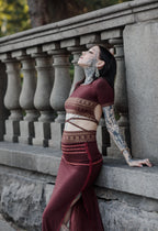 Ayla Skirt Burgunty Pre Order