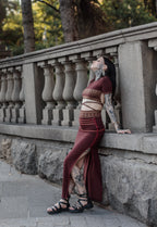 Ayla Skirt Burgunty Pre Order