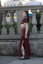 Ayla Skirt Burgunty Pre Order