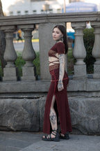 Ayla Top — Burgundy