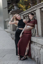 Ayla Skirt Burgunty Pre Order