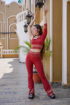 Dareena Pants Red