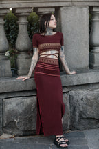 Ayla Top — Burgundy