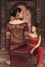 Dareena Bodysuit  Burgundy
