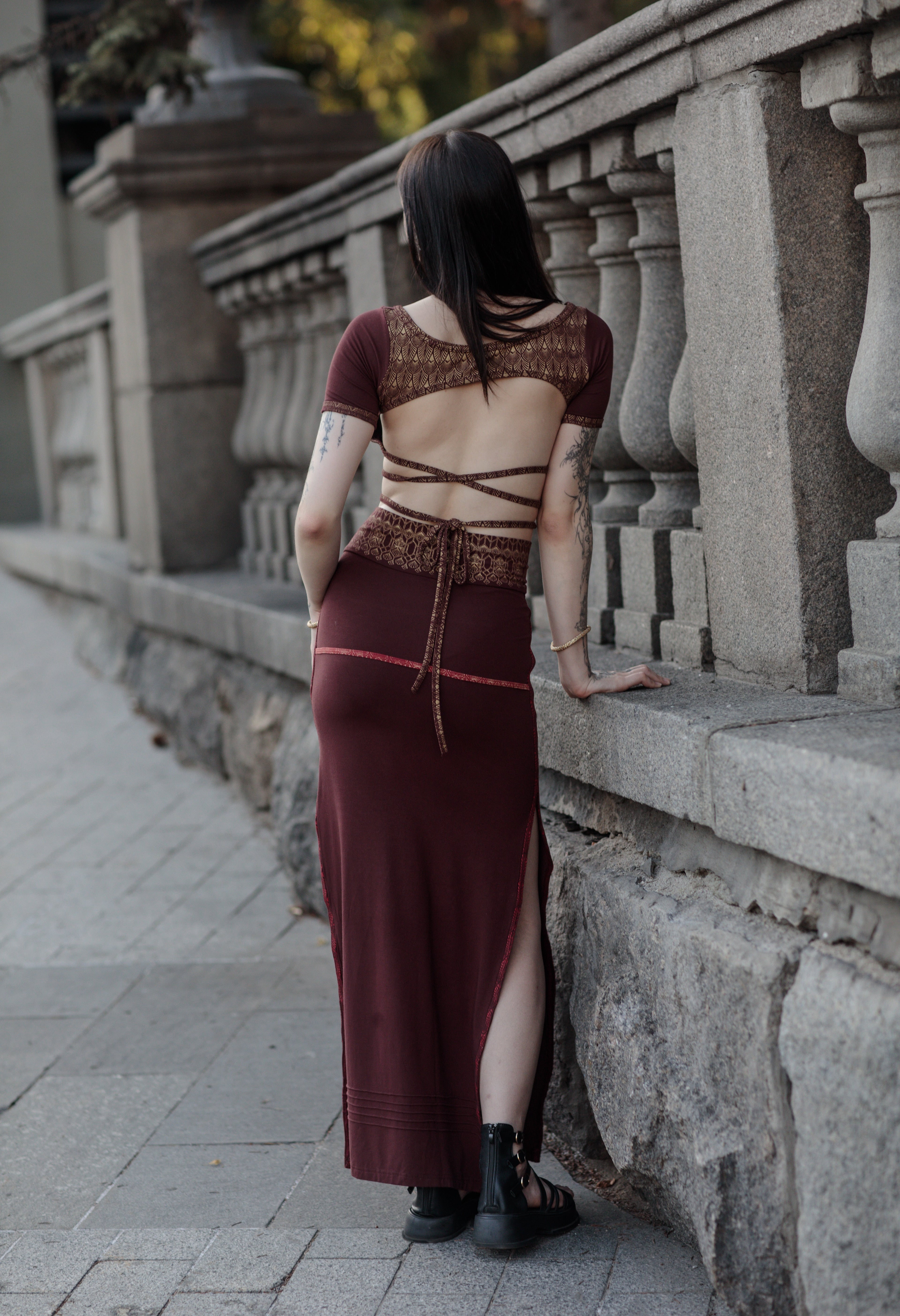 Ayla Top — Burgundy