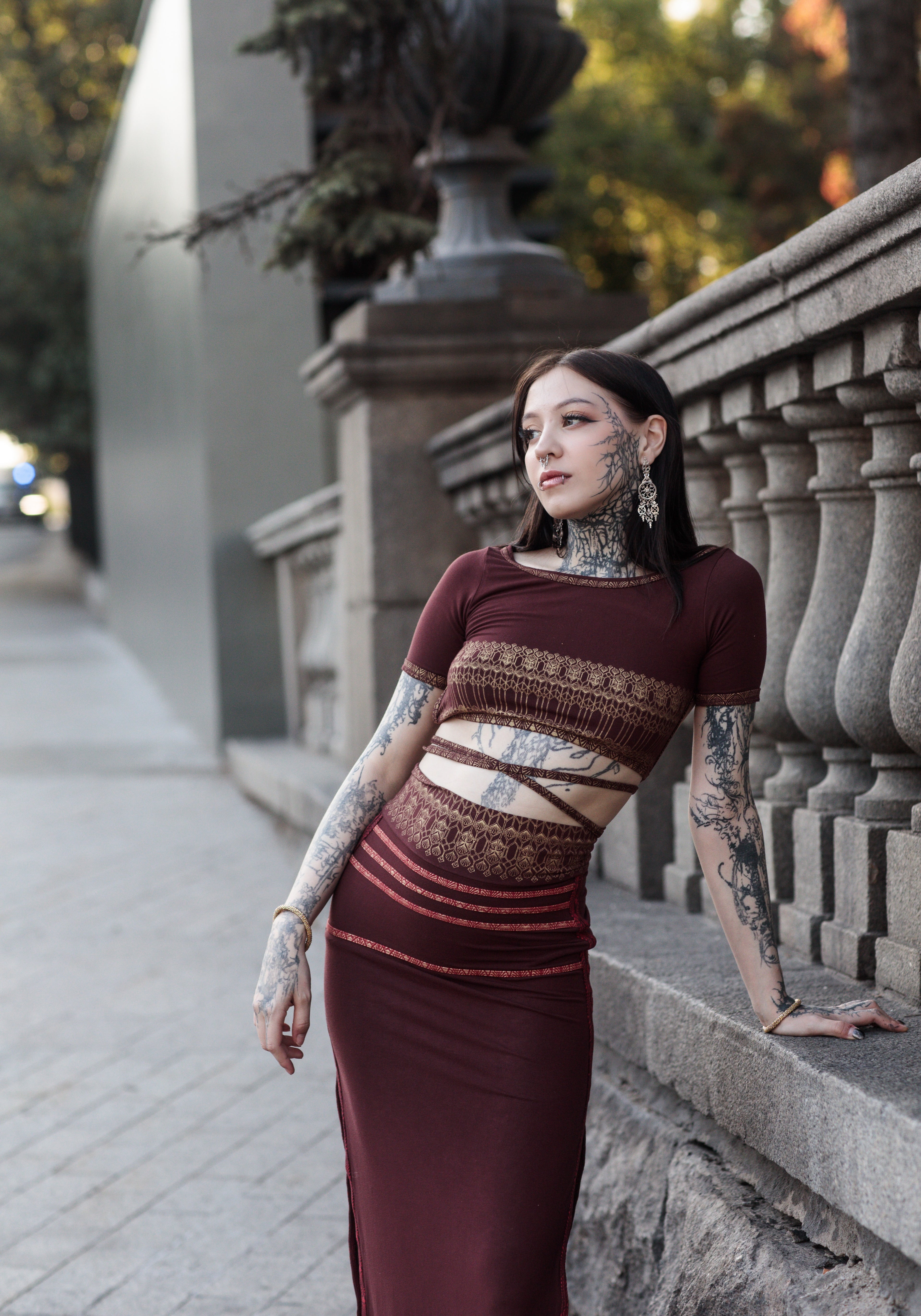 Ayla Top — Burgundy