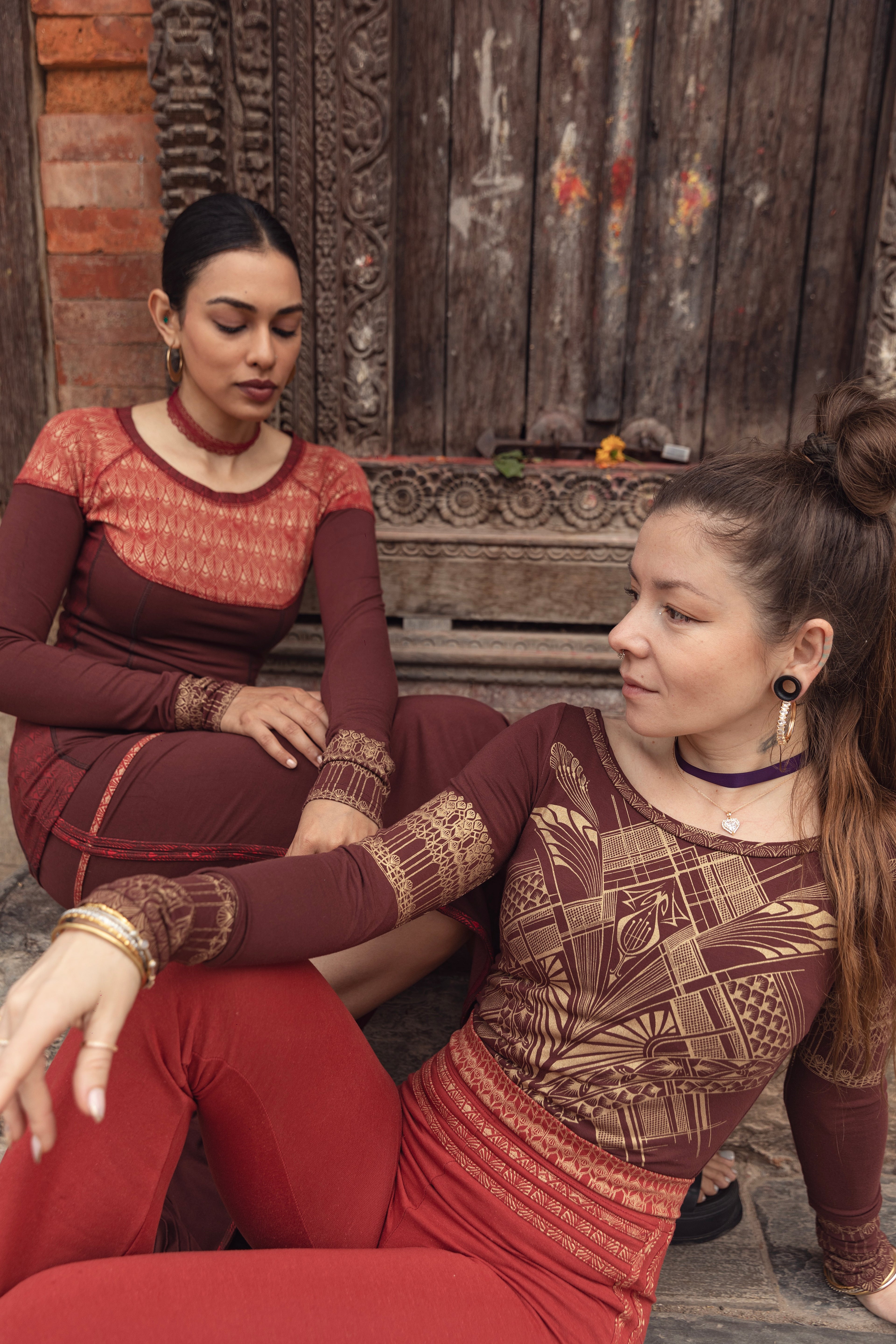Dareena Bodysuit  Burgundy