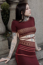 Ayla Top — Burgundy