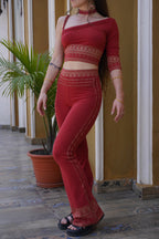 Dareena Pants Red